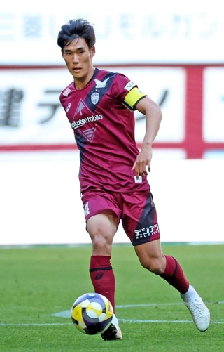 吉田監督の恩に報いる勝利を誓う神戸の山川＝11月30日、ノエビアスタジアム神戸