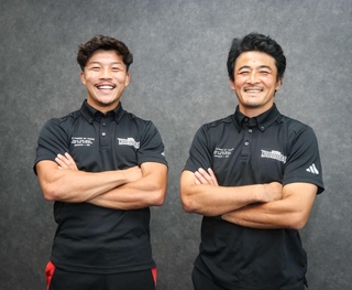 日和佐篤選手（右）と上村樹輝選手