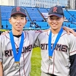社高出身、立命大3年芝本と2年高橋投手　明治神宮野球大会準Vに貢献