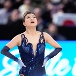 女子ＳＰの演技を終えた坂本花織