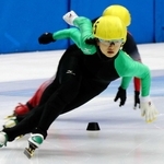 兵庫県民体育大会で３冠に輝いた当時１４歳の長森遥南＝２０１６年１２月、神戸市立ポートアイランドスポーツセンター