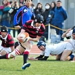 報徳18トライで圧倒　Bブロック優勝　ラグビー県高校新人大会