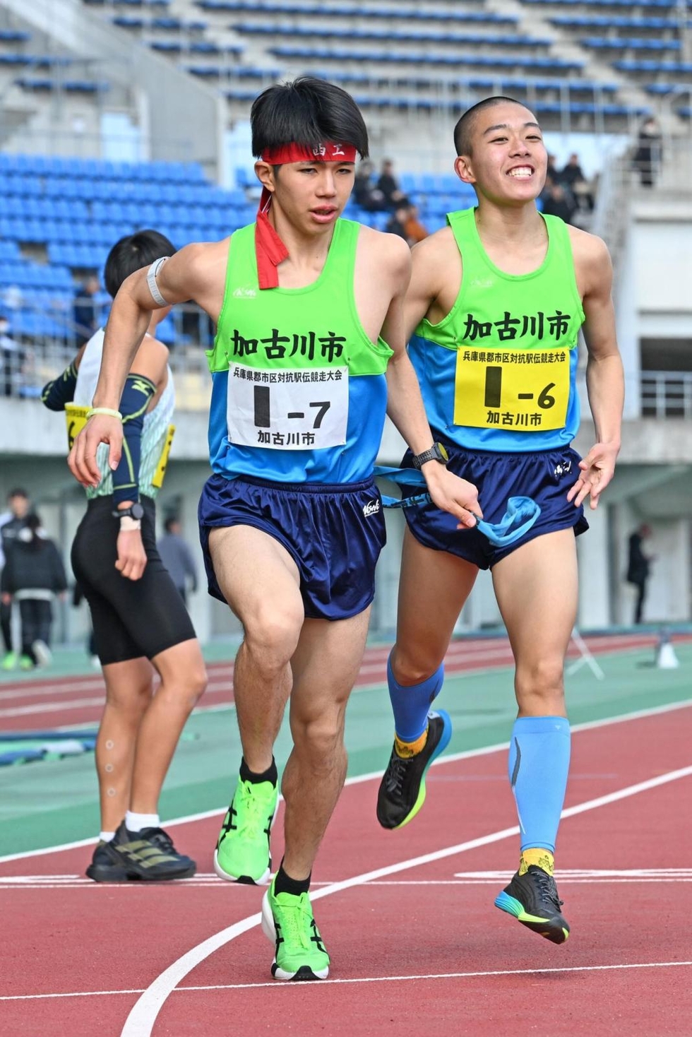 新妻3兄弟けん引、加古川市V2 神奈川大の長男玲旺、宣言通りの完勝劇