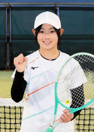 中学３年で飛躍を遂げた塩見渚＝神戸市須磨区