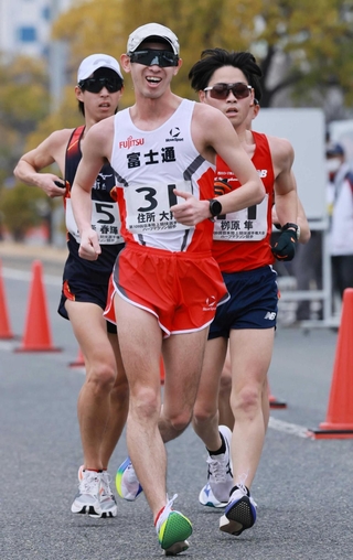 男子で８位入賞を果たした住所大翔