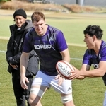 リーグワン１部でトライランキングトップに立つ神戸のブロディ・レタリック＝神戸市東灘区のチームグラウンド