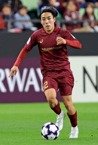 ＡＣＬＥに２戦連続で先発出場し、昇格１年目から飛躍を期す神戸の浜崎＝１１日、ノエビアスタジアム神戸