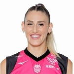 ヴィクトリーナ姫路のカミーラ・ミンガルディ（チーム提供）