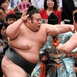 大関昇進を決めた２０１９年春場所で奮闘する貴景勝＝エディオンアリーナ大阪