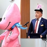 ビーチバレーボールを開催予定の南あわじ市が取り組み状況を報告した＝県農業共済会館