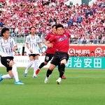 岡山－神戸　後半４３分、神戸に復帰後初ゴールを決めた郷家（５）