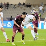 アルサド－神戸　後半終了間際、頭で劇的同点ゴールを決めた神戸の武藤（中央）＝サウジアラビア・ジッダ（ⓒＪリーグ）