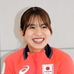 初出場したミラノ・コルティナ冬季五輪を振り返る長森遥南＝西宮市、シュゼット・ホールディングス
