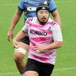 東京ＳＧ戦に向けて練習する神戸のプロップ高尾時流＝神戸市東灘区のチームグラウンド