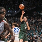 神戸の浮沈の鍵を握る金田龍弥＝３月２８日、ジーライオンアリーナ神戸