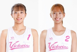 吉岡可奈（右）と坊野明里（いずれも提供）