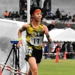 男子５０００メートル競歩決勝　大会新記録で優勝した市西宮の辻那悠太