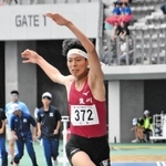 滝川の板野、最終6回目の跳躍で逆転「力ずくで押し切った」　陸上・全国高校総体近畿予選