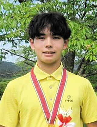 高校男子で優勝したフォーサイス理貴
