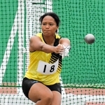 女子ハンマー投げ決勝　大会新記録で優勝したＫＡＧＯＴＡＮＩのエパサカ・テレサ