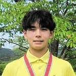 高校男子で優勝したフォーサイス理貴