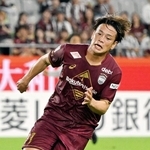 今季の公式戦全試合で先発出場を続ける神戸の永戸＝６日、ノエビアスタジアム神戸