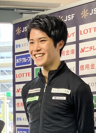 男子ＳＰで３位につけた垣内珀琉