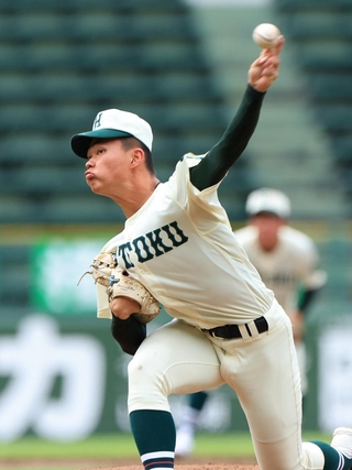 報徳高時代の榊原七斗＝２０２２年７月、ほっともっとフィールド神戸