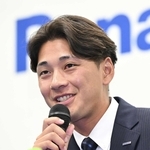 西武から２位指名を受け、意気込みを語るパナソニックの柿本晟弥投手＝２２日、大阪府枚方市山之上北町（撮影・大田将之）