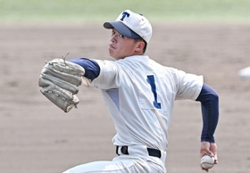 智弁和歌山-東洋大姫路　完封した東洋大姫路の木下（撮影・風斗雅博）