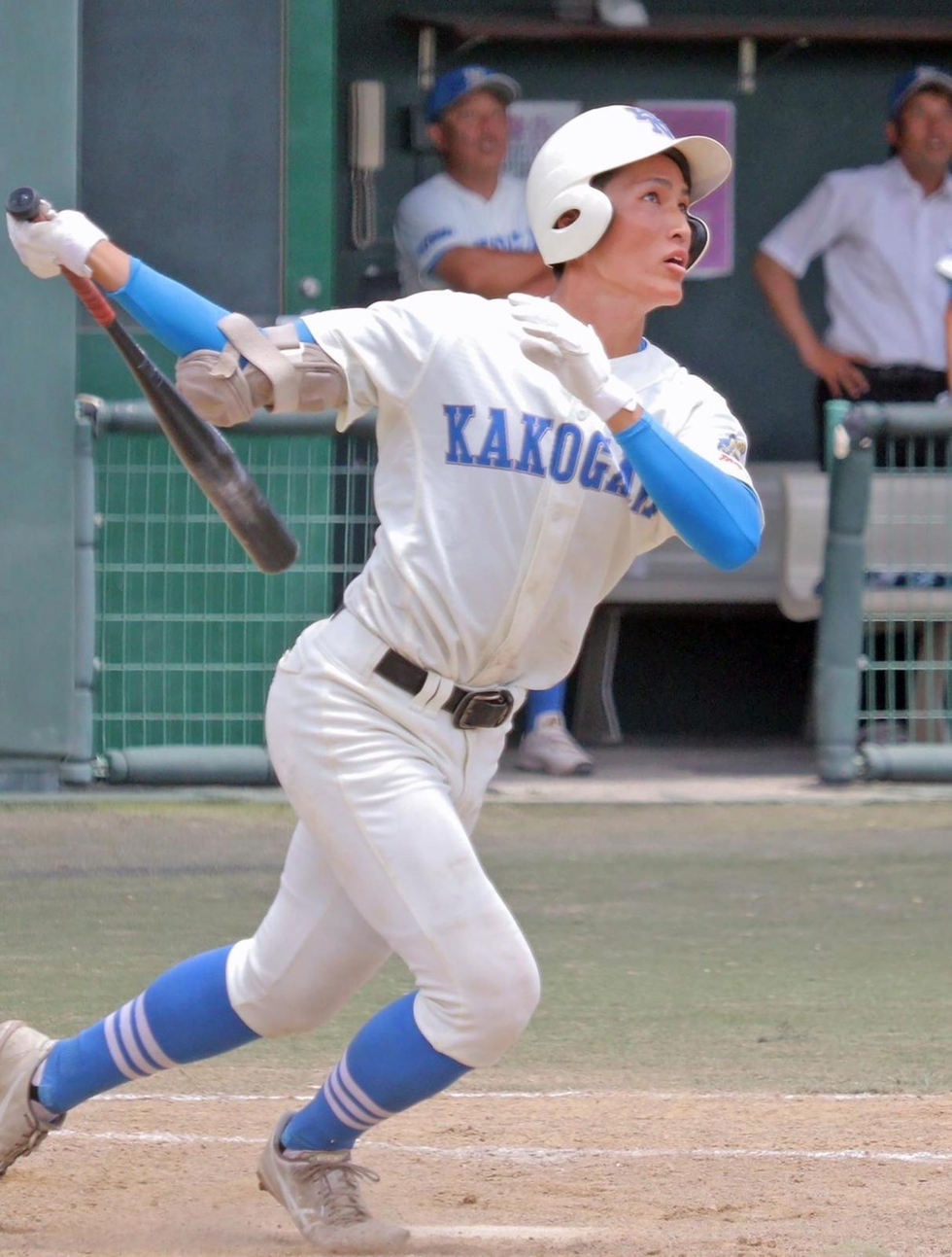 加古川西・代打松本、九回裏に同点満塁弾 乱打戦制し第1シード撃破