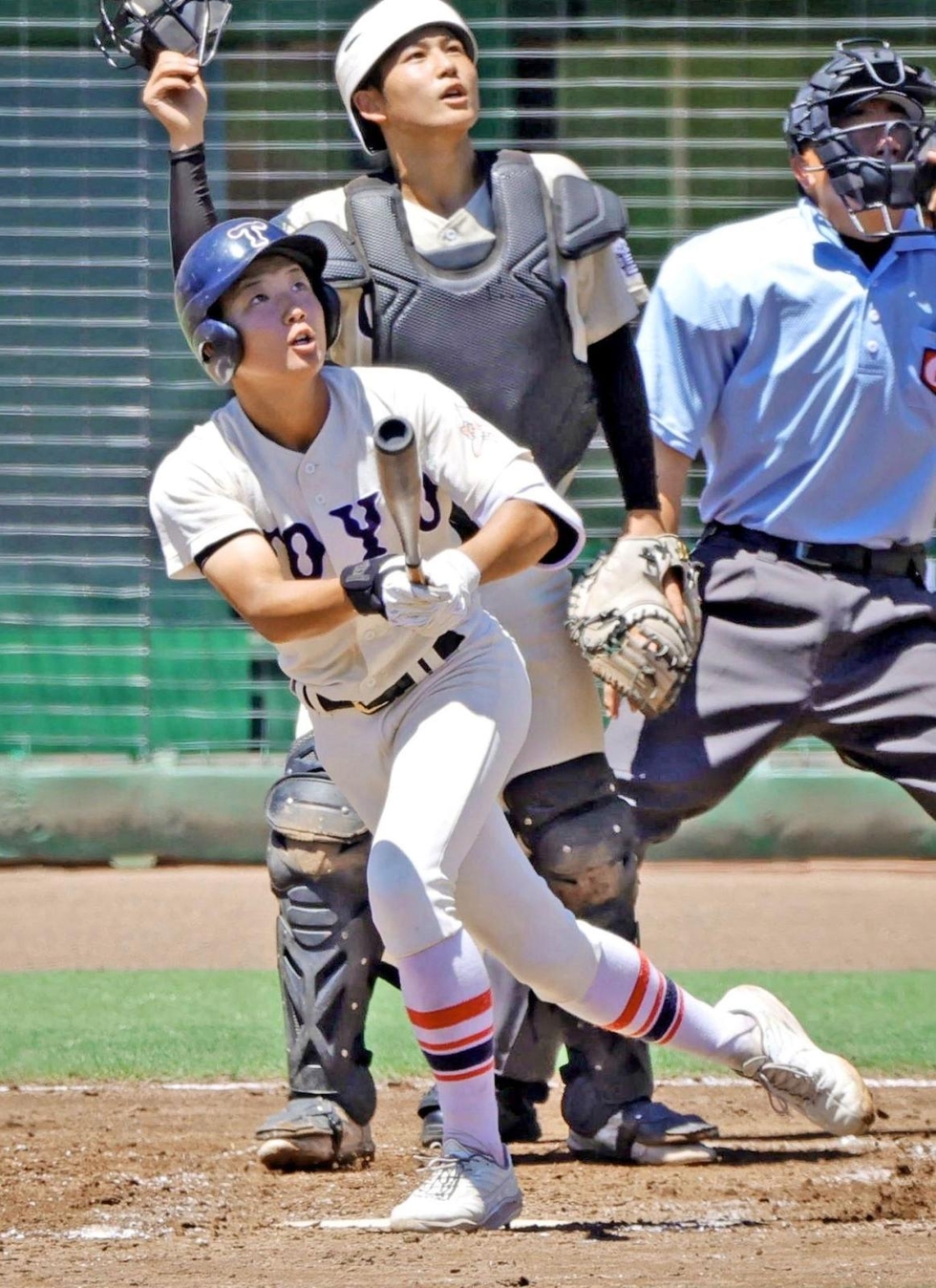 東洋大姫路、3番高畑が満塁弾含む5打点 昨夏の悔しさ胸に「決勝は全力