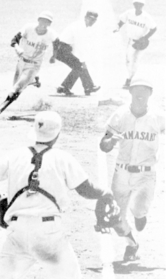 第５３回大会準決勝、山崎－津名戦から（兵庫県高校野球史より）