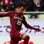 神戸－磐田　後半、ドリブルで猛進する神戸の大森（撮影・斎藤雅志）