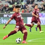 神戸-浦和　後半１８分、自身のＪ１リーグ戦初ゴールを決めるＦＷ佐々木（撮影・中西大二）