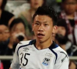 Ｊ１神戸入りすることになったＧ大阪の初瀬亮＝２０１７年６月、ノエビアスタジアム神戸