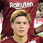 Ｊ１神戸の酒井高徳（２０１９年８月撮影）