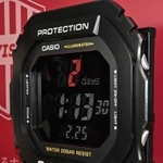 次の試合までのカウントダウンを刻む巨大なＧ-ＳＨＯＣＫ（撮影・後藤亮平）