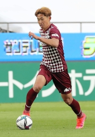 神戸の郷家友太＝２月２７日、ノエビアスタジアム神戸