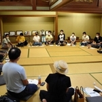 プイエイの事前説明会に集まった地元住民ら＝田結庄会館