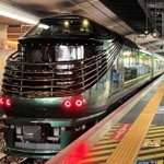２３日から香住駅に停車する瑞風の先頭車両＝ＪＲ大阪駅