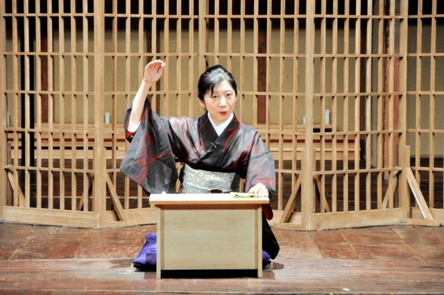 但馬づくしの講談会を企画した天明留理子さん（てんらんかい提供）