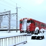 ＪＲ播但線も一部に遅れが出た＝ＪＲ和田山駅