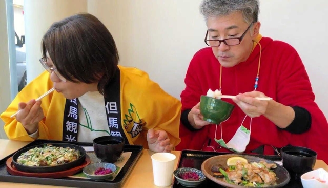 岩津ネギを使用したメニューを堪能