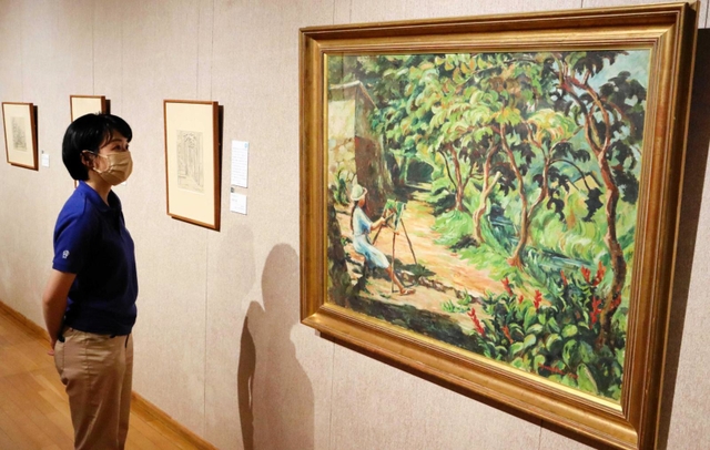 出石出身の洋画家・故伊藤清永氏の収蔵品展 春夏テーマの42点