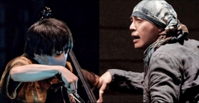 「山月記」を上演する小菅紘史さん（右、松原豊さん撮影）と中川裕貴さん（井上嘉和さん撮影）