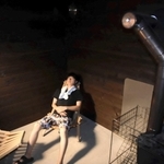 古民家の蔵を改装したサウナ室。茶室をイメージしている＝香美町小代区茅野