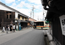 城下町の風情が残る地域＝朝来市和田山町竹田