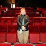 豊岡コミュニティシネマの田中亜衣子代表＝豊岡劇場