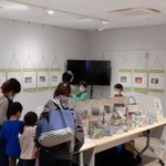 養父市で開かれた五国巡礼展示の様子＝やぶ市民交流広場（ＹＢ　ファブ）